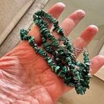 Malachite Chip Necklace Green Photo 1