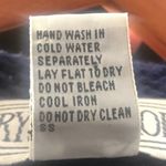 Vintage 80s 90s Blue Floral Granny Square Tile Oversized Crewneck Knit Sweater Size M Photo 5