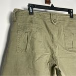 Y2K Cargo Short Knee Length Vtg 90s Capri Bermuda Baggy Streetwear Grunge Skater Green Size 16 Photo 6