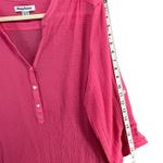 Tommy Bahama Coastview Gauze Top Womens XL Pink Relaxed Resort Beachy Breezy Photo 7