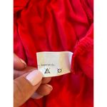 Zaful  Red Ruffle Spaghetti Strap Smocked Tiered Mini Dress M Photo 6