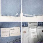 AGOLDE NEW 90s crop mid rise loose straight jeans in echo wash, 31 Photo 16