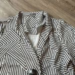 JM Collection  Geometric Print Single Button Cardigan Jacket Plus Size 1X Photo 2