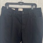 Universal Threads Universal Thread Black Ankle Cropped Bootcut Denim Jean with Frayed Hem Size 14 Photo 1