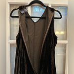 Gap Vintage Y2K Chocolate Brown Crushed Velvet Maxi Dress Gown Size 10 Medium M Photo 6