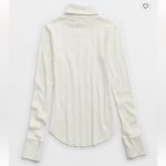 Aerie Essential Turtleneck Layering T-Shirt in Soft Muslin Size Small NWOT Photo 5