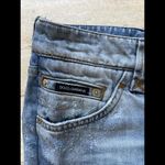 Dolce & Gabbana  Womens Distressed Jeans Blue Size IT 36 Ripped‎ Metal Logo Photo 1