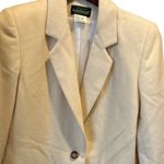 Harvé Benard Harve Bernard size 10P wool/cashmere cream color‎ blazer Photo 1