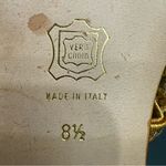 DKNY Vintage Donna Karan NY Black Label Metallic Gold Strappy Flat Sandals 8.5 Photo 12