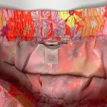 Victoria's Secret Pink and Neon Orange Floral Pijama Shorts Women's M Photo 3