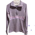Lululemon Rare Run Full Tilt half zip in heathered plum long sleeve athletic top Photo 2