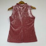 Candie's  Pink Velvet Choker Tank top in Size S Photo 2