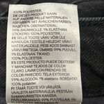 H&M Black Straight Jeans Red/Green Embroidered Flowers Stretch Women's Size 4 Photo 8