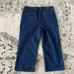 Kate Spade  Women's Dark Denim Ooh Lala Broome Street Wide Leg Capri Jeans Sz 28 Photo 5