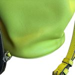 Marc Jacobs  Metropoli Bucket Bag Zest Lime Green Purse Shoulder Bag Leather Bold Photo 7