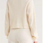 The Range  Cream Ribbed Knit Sweater Photo 1