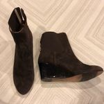 Taryn Rose  Brown Suede Wedge Low Boots Photo 0