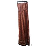 Rue 21  Boho Strapless Jumpsuit Wide Leg Paisley Print Casual‎ Romper Photo 1