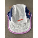 Brooks NWT  Running Lightweight Packable Hat Cap Lt Slate Aegan Bright Purple Photo 1