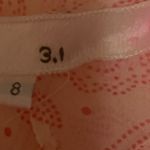 3.1 Phillip Lim Pink and Ivory Floral 100% Silk Slip Dress Sz 8 Photo 6