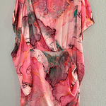 Dolores Promesas Marble Satin Mini Dress Women’s EU 42 party formal going out Pink Size M Photo 0