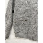 Max Studio  London Womens Heathered Grey Hoodie full zip‎ Sweatshirt Sz Small Photo 1