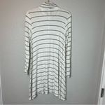 Lazy sundays White & Gray Striped Turtleneck Tunic/Dress Size S Photo 4