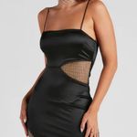 Windsor Black Mini Dress With Embellished Cutouts Photo 0