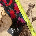 Kate & Lily floral print long sleeve dress NWT women’s size 6 Black Photo 12