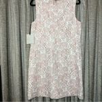NWT Victoria Beckham Target Blush Pink Jacquard Mod Shift Dress Size Medium Photo 14