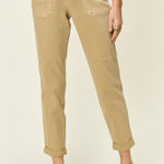 Judy Blue NWT High Waist Khaki Garment Dyed Jogger Jeans Sz 7/28 Cuffed Stretch Photo 0