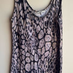 BKE Y2K Cheetah Tank Black & Grey Size XL  Photo 0