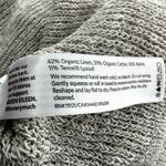 Eileen Fisher Pebble V-Neck Tunic Organic Linen Melange Fishing Net Beige Medium Photo 3