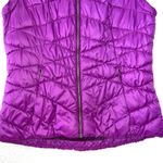 Columbia  Purple Sleeveless Full Zip Puffer Vest women's size small Photo 2