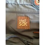 The Sak  Blue Crochet Women's Handbag with Braided Handle Photo 4