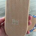 Vera Bradley NWT Womens Seashell Patterned Strap Flip Flop Sandals Size L 9-10 Photo 3