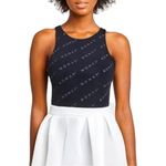 Monat Black High Neck All Over Print Sleeveless Bodysuit Size M Photo 42