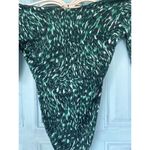 Leith Ladies Green Black And White Short Sleeved BodySuit Size Medium Photo 4