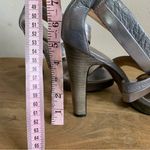 Coach  vintage silver  y2k strappy leather heels Photo 10