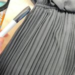 The Vintage Shop Pleated Skirt Sleeveless High Low Dress Black Size Small Photo 7