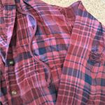 American Eagle  Outfitters Plaid Hooded Shirt Photo 3