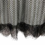 Hazel Haze off shoulder lace bottom blk/white top Black Size M Photo 2