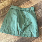 Harper Heritage  belted denim green mini skirt small Photo 6