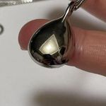 Givenchy Crystal Tear Drop  / Silver Tone Metal Necklace Photo 9