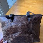 IMEDICI Firenze Leather Tote Purse Shoulder Bag Zip Around Italian Medium Size Brown Photo 2