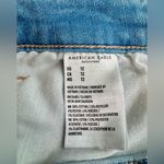 American Eagle  Outfitters Mid Rise Distressed Cuffed Hem Jean Shorts Size 12 Photo 4