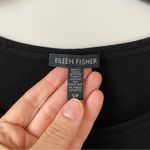 Eileen Fisher  Viscose Jersey T-Shirt Dress Black S Photo 3