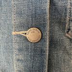 Paige Mosaic Tile Vermont Raffia Jean Denim Jacket Size Small Photo 6