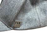 Football Club Barcelona Hat FCB 1899 Grey and black wool and leather Gray Photo 4