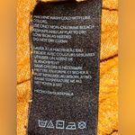 Anthropologie  Small Cropped Crossover Orange Gold Sweater Stretch rayon blend Photo 7